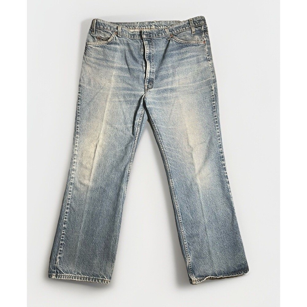Vintage Levi's 505 Jeans Men's 42x32 Regular Fit Med Wash Denim Skater 80’s